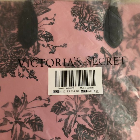 Victoria's Secret Pink Floral Travel Tote Bag - Picture 3 of 3